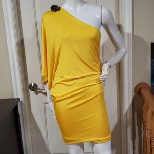 Umgee half shoulder dress